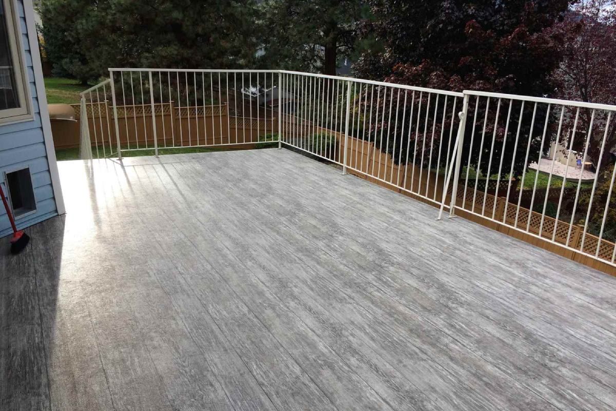 Outdoor Stair Railings Kamloops Aluminum Deck Railings Glass Deck