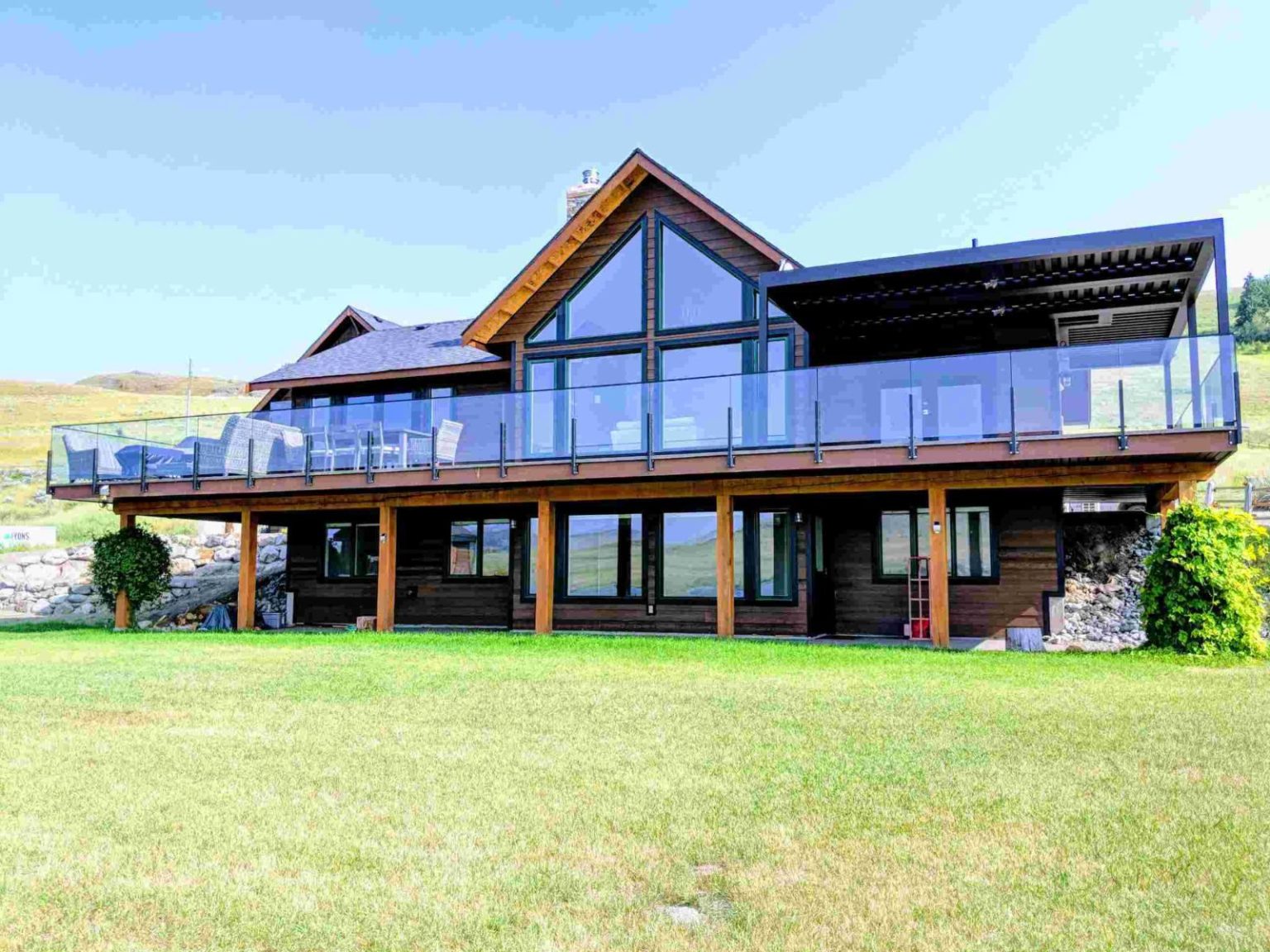 Outdoor Stair Railings Kamloops Aluminum Deck Railings Glass Deck